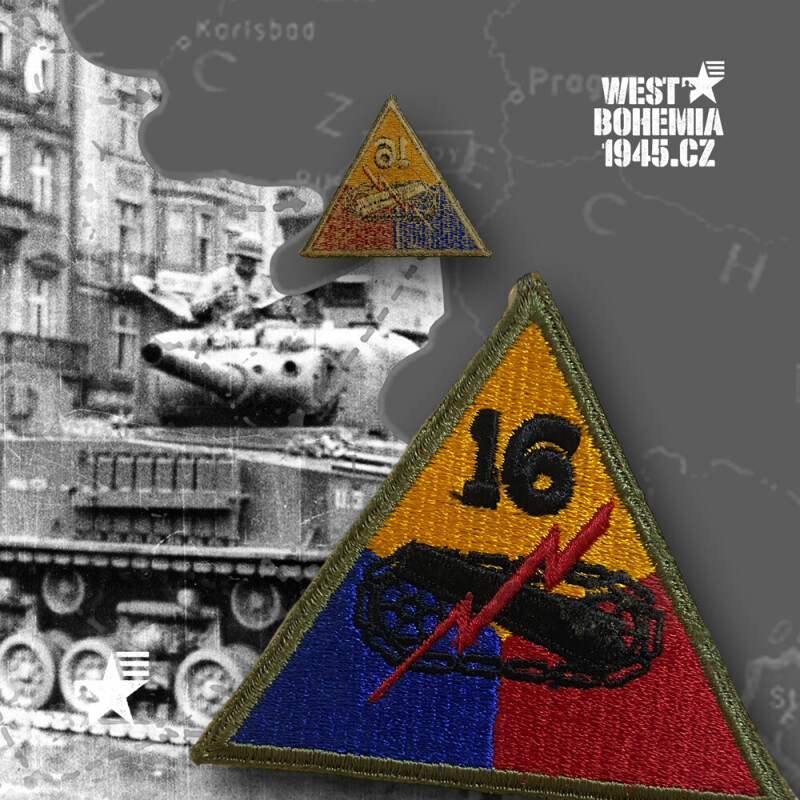 Originální nášivka US 16. obrněná divize